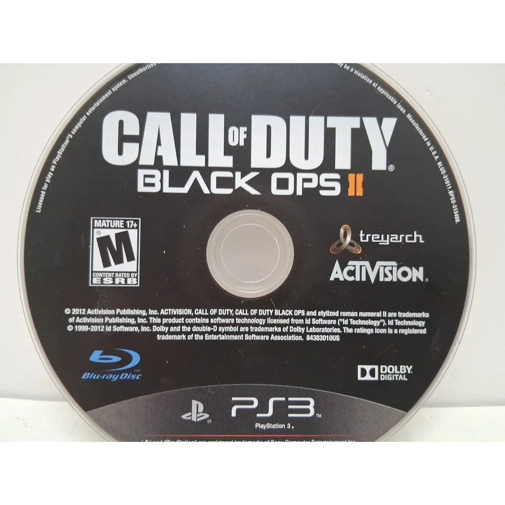 Call of Duty: Black Ops II (Sony PlayStation 3, 2012) | Game Disc Only